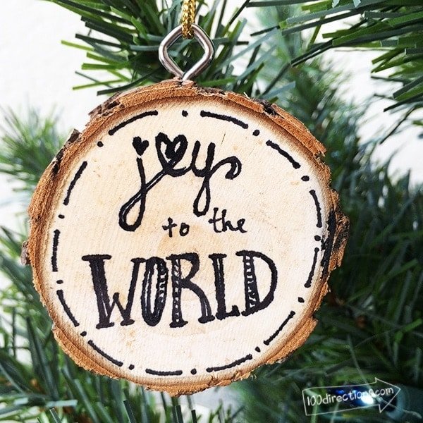 Wood Slice Ornaments
