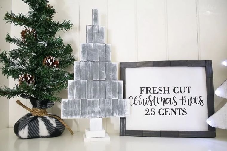 Wooden Block Tree