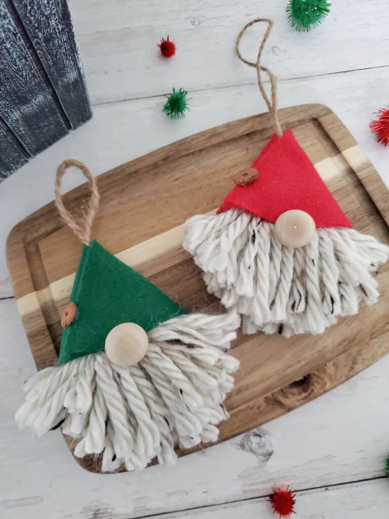 Yarn Gnome Ornaments