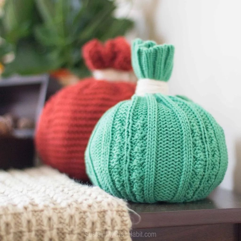 Yarn Pumpkin Hats