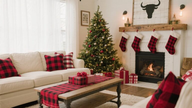 23 Buffalo Plaid Christmas Decorating Ideas for Cozy Holiday Home Decor