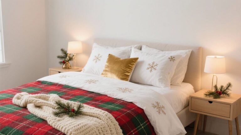 23 Festive Christmas Bedding Ideas for Holiday Bedroom Decor