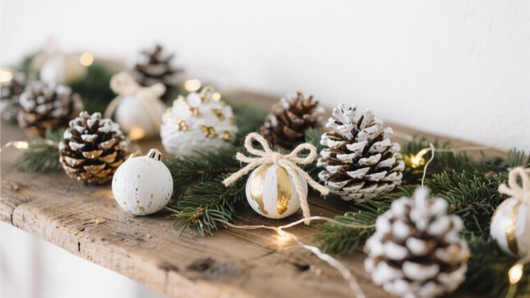 35 Rustic Pine Cone Christmas Decorations for Charming Holiday Decor