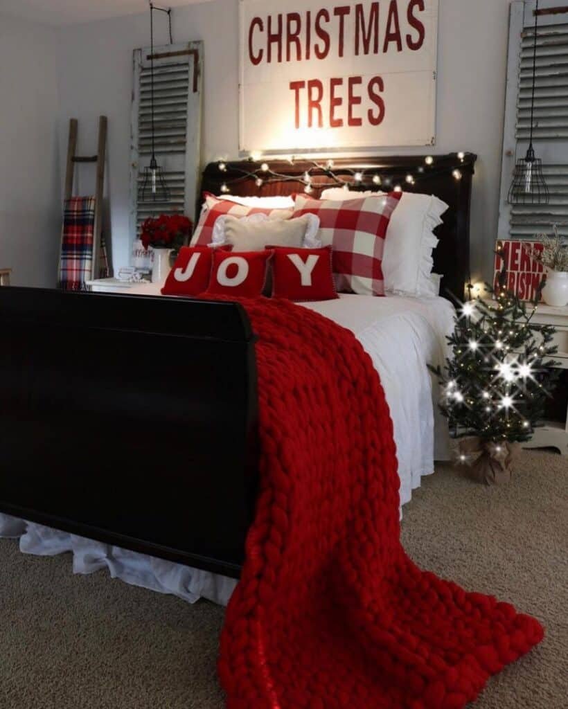 Bedroom Ladder Display