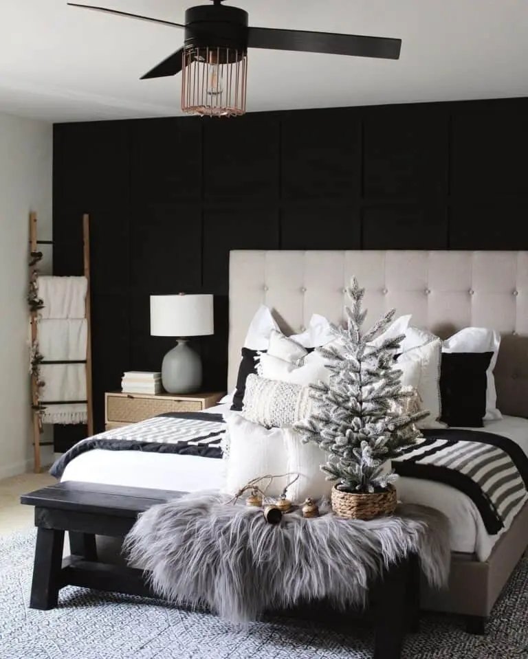 Black Panel Christmas Display