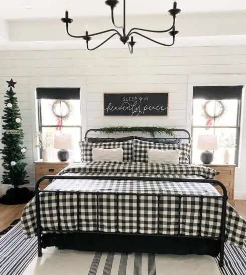 Buffalo Plaid Bedroom
