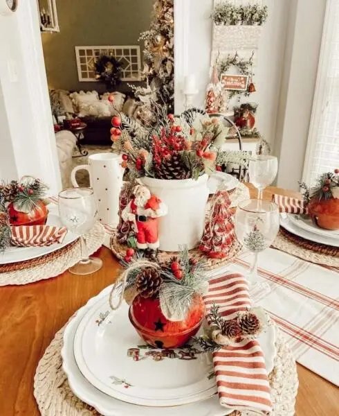 Christmas Breakfast Table