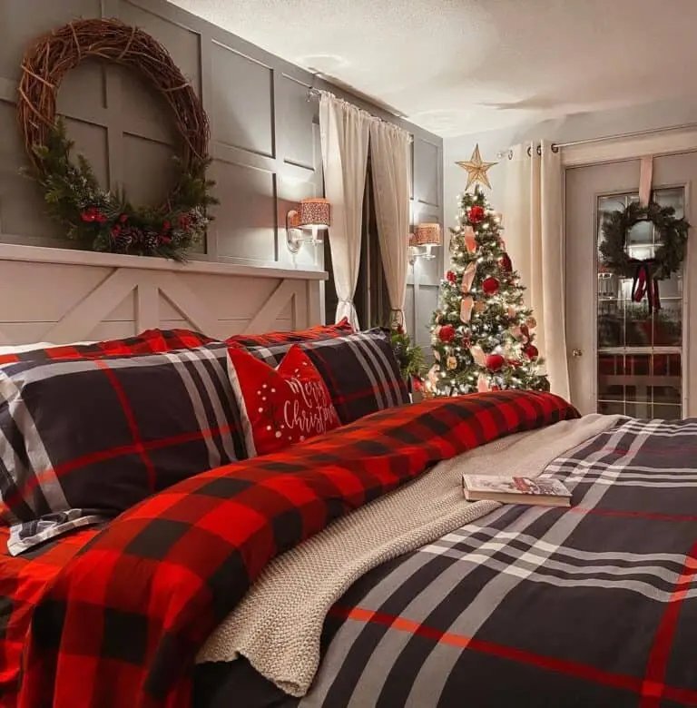 Christmas Plaid Bedding