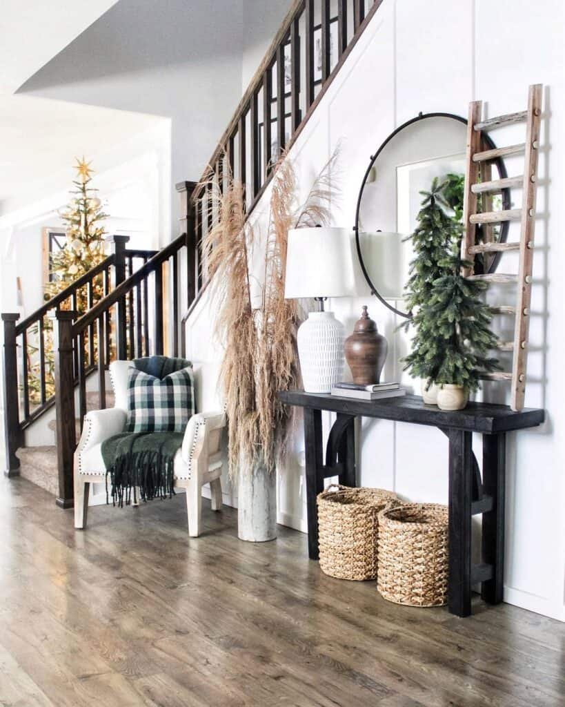 Entryway Ladder Display