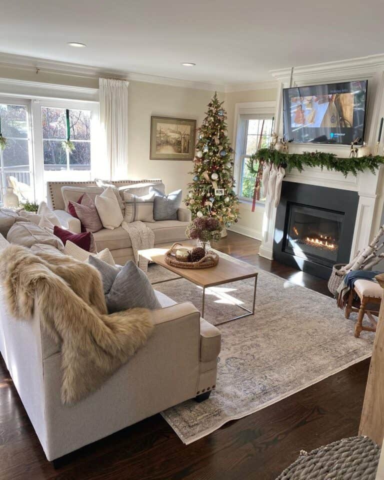 Fireplace Mantel Display