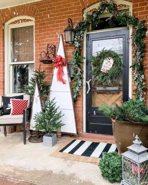 Greenery Door Display