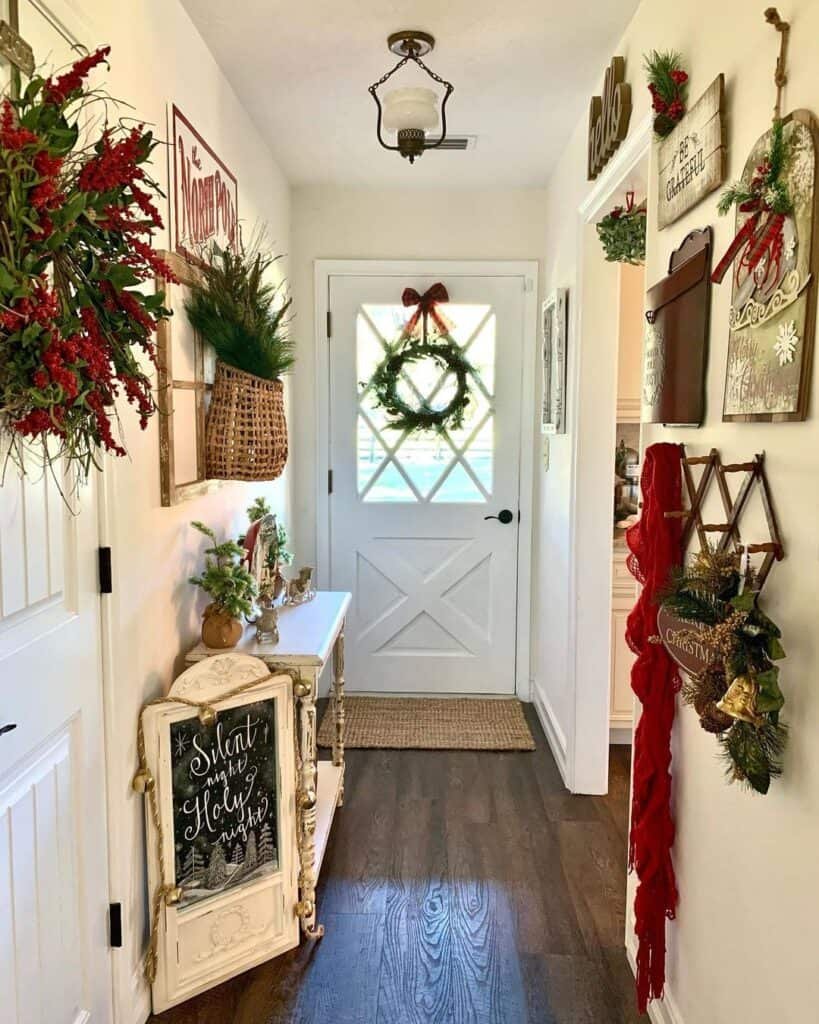 Hallway Christmas Walls