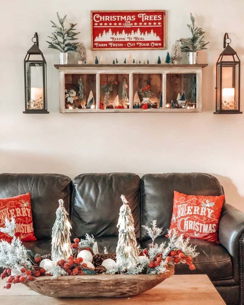 Mantel Christmas Display