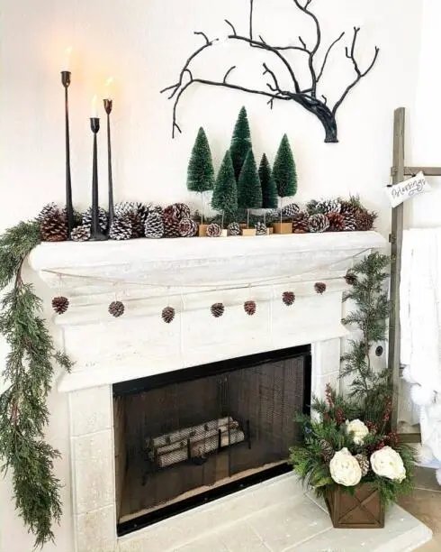 Pine Cone Fireplace Garland