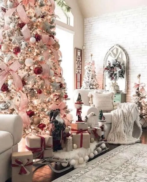 Pink Bow Ornaments