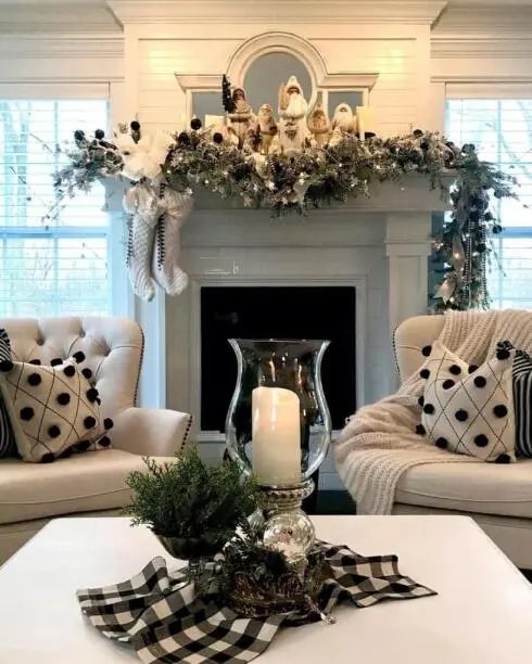 Plaid Table Centerpieces