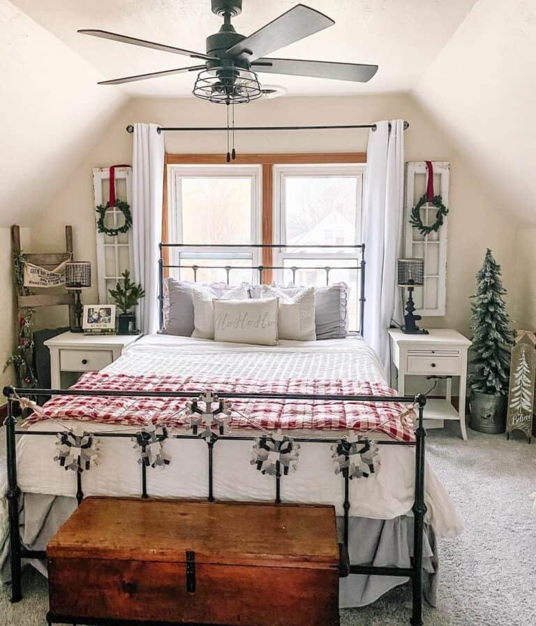 Red Checkered Quilt