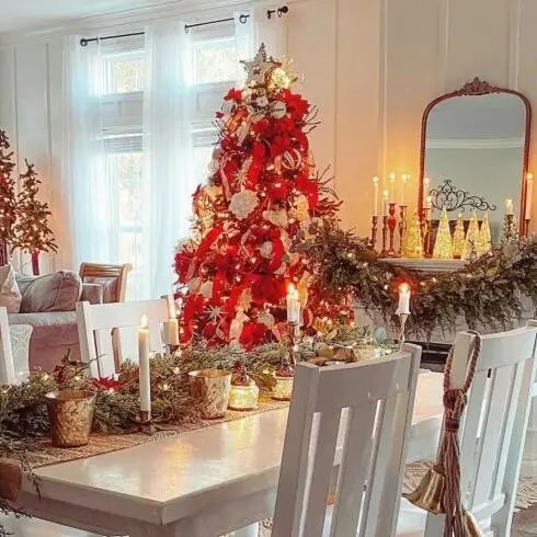 Red Christmas Bows