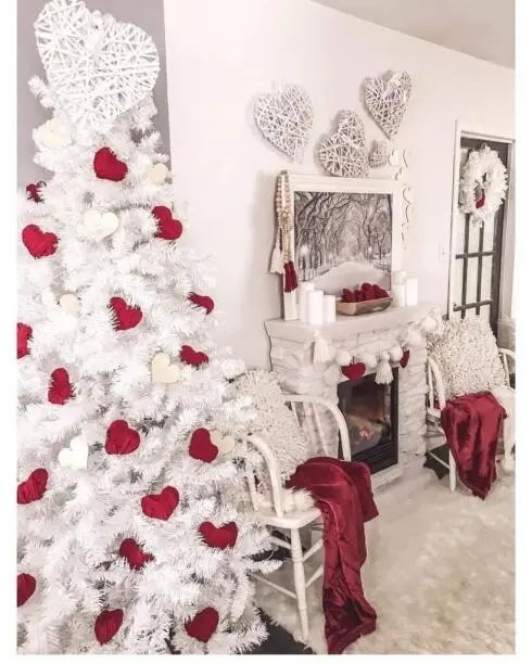 Red Heart Ornaments