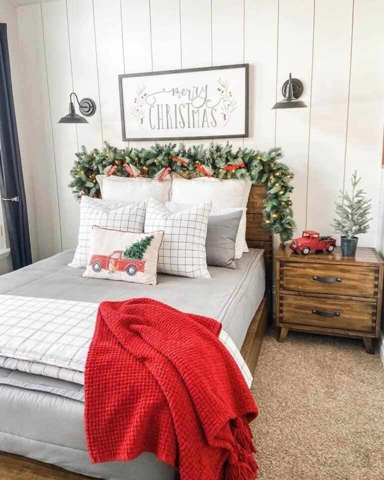 Red Holiday Bedding