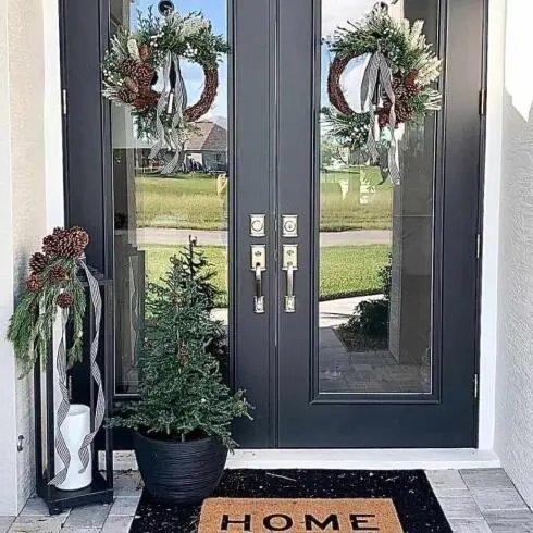 Twig Pine Cone Wreath