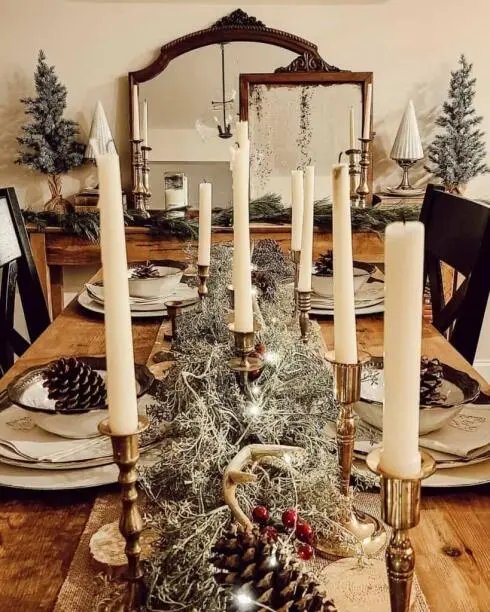 Vintage Christmas Centerpieces