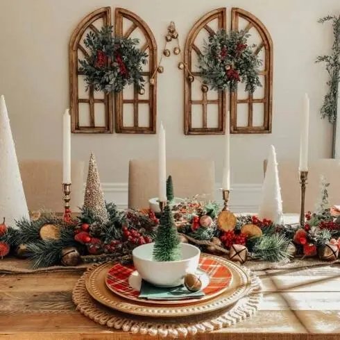 Wooden Bowl Centerpieces