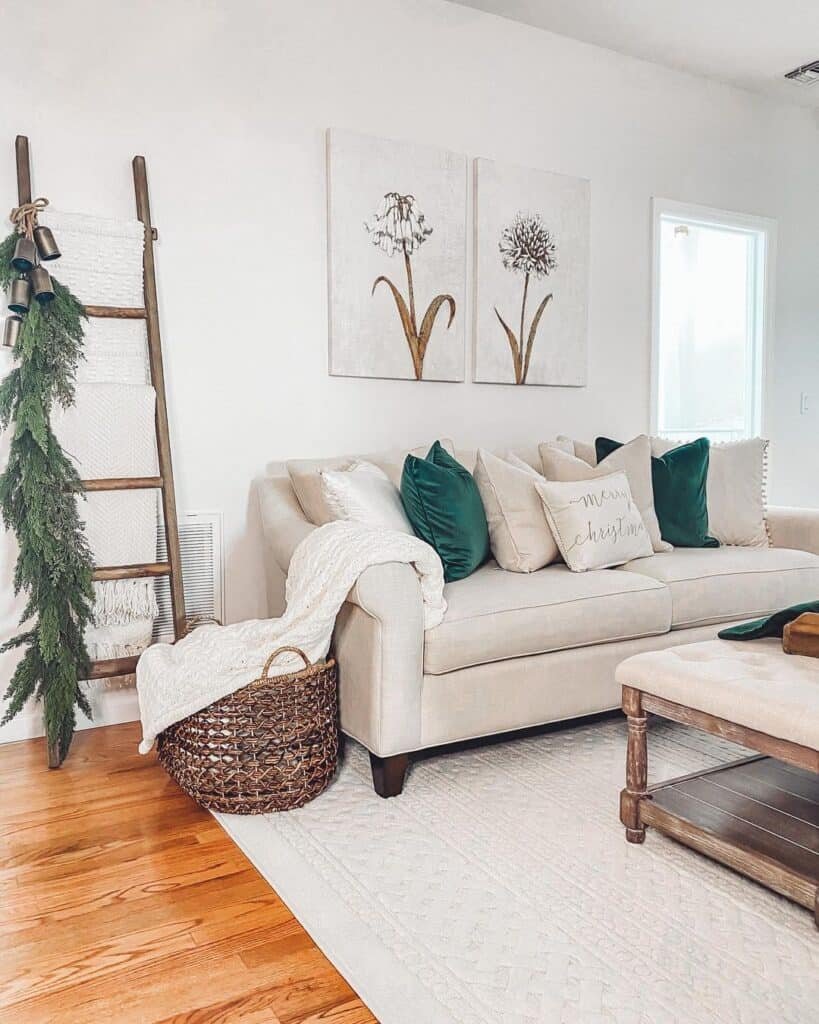 Wooden Ladder Display