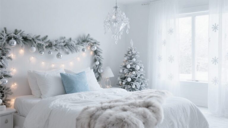 17 Magical Winter Wonderland Bedrooms with Festive Holiday Decor