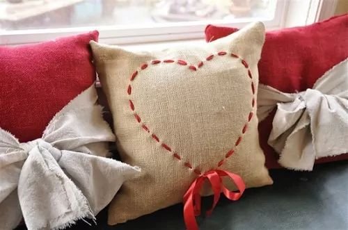 DIY Heart Pillow