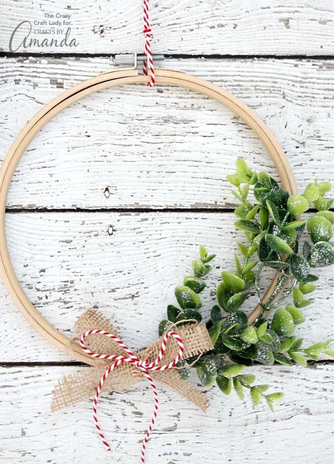 Embroidery Hoop Wreaths