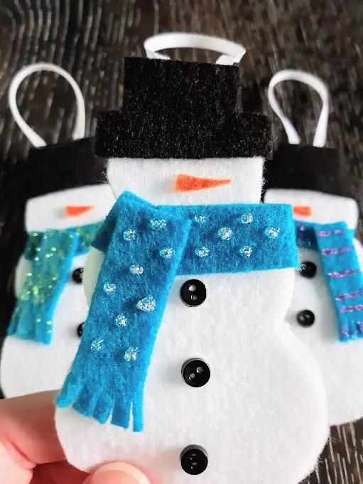 Felt Snowman Ornament