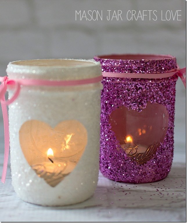 Glitter Mason Jars