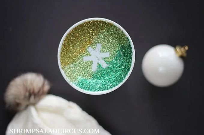 Glitter Snowflake Dish