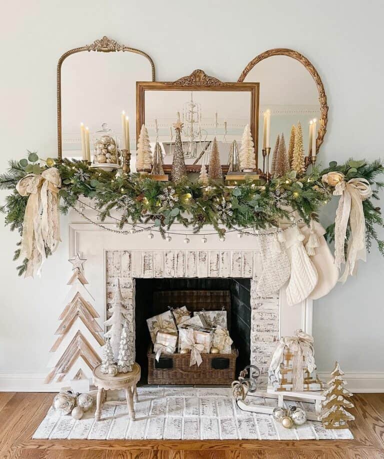 Gold Mantel Accents