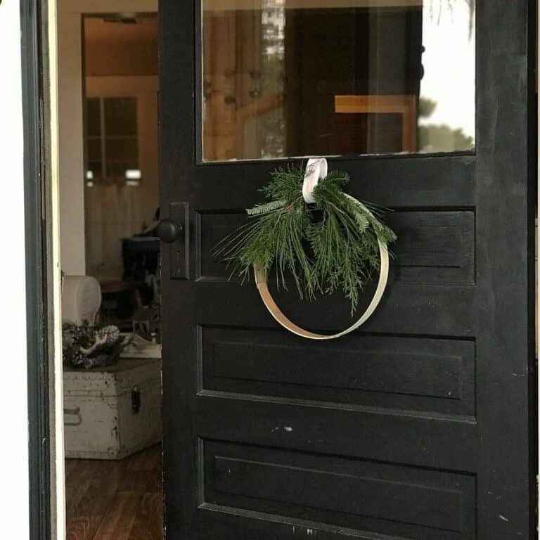 Gold Pine Wreath