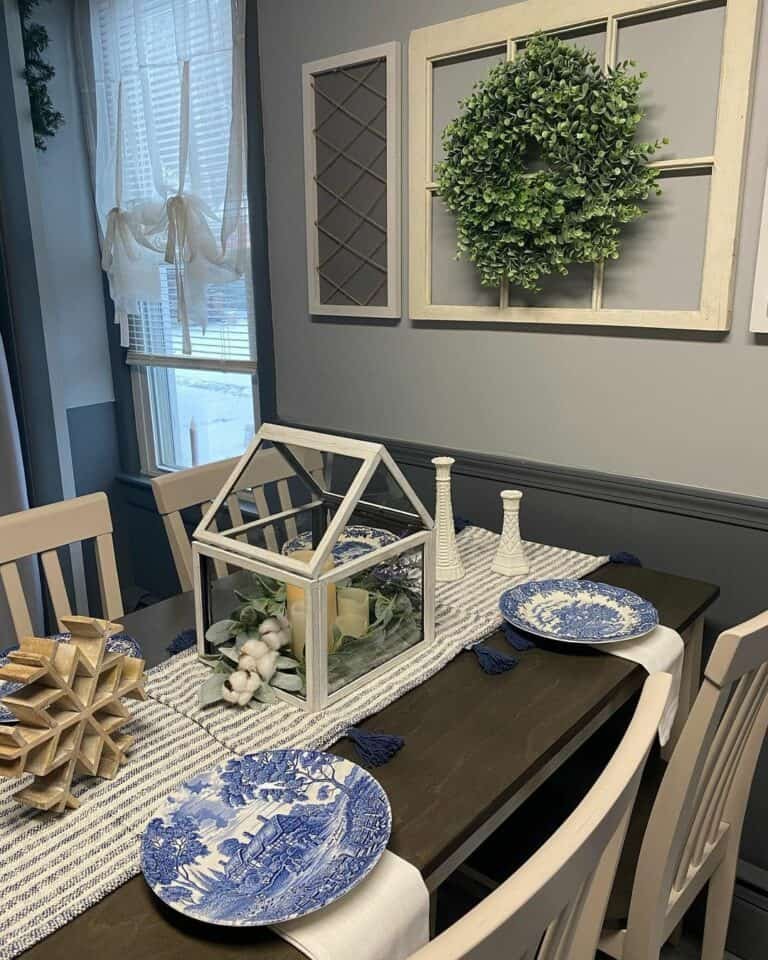 Gray Wainscoting Design