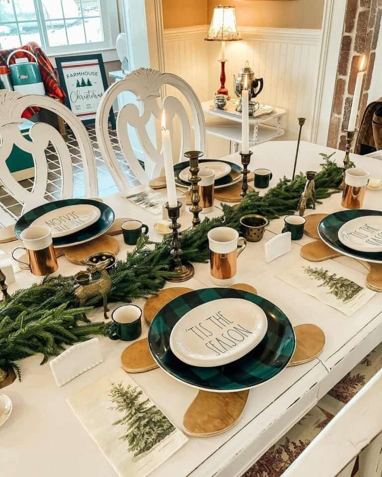 Green Dinnerware