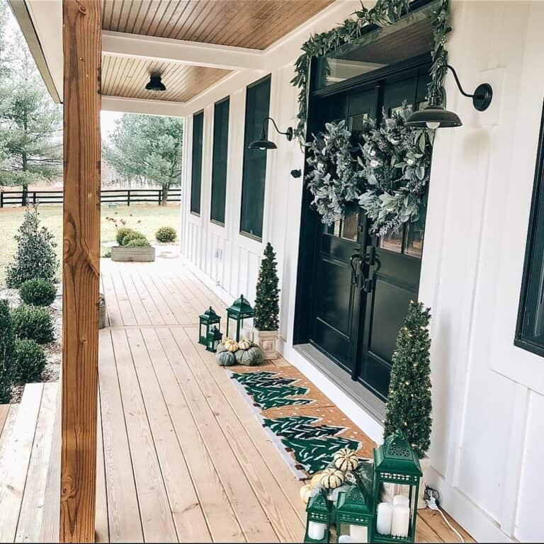 Green Winter Wreaths