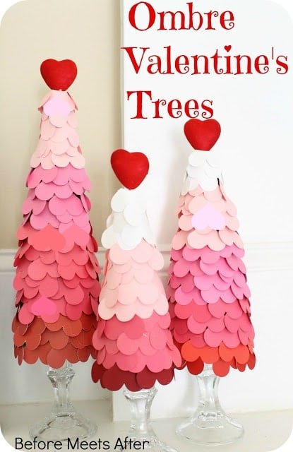Heart Paper Trees