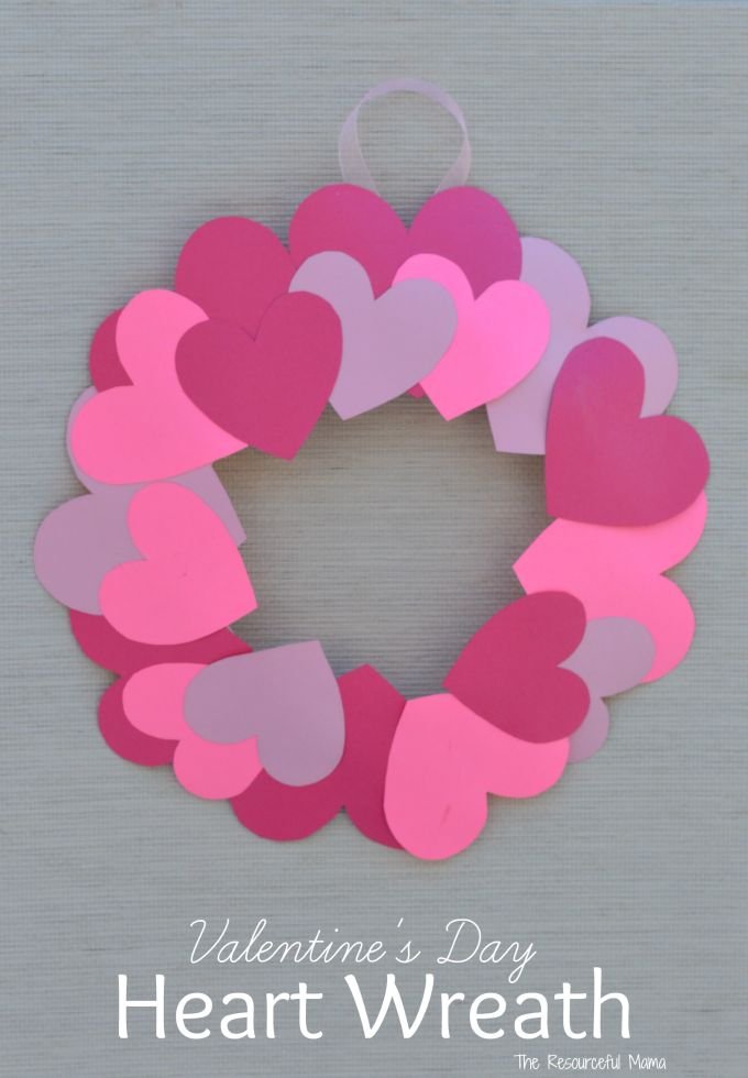 Heart Paper Wreath