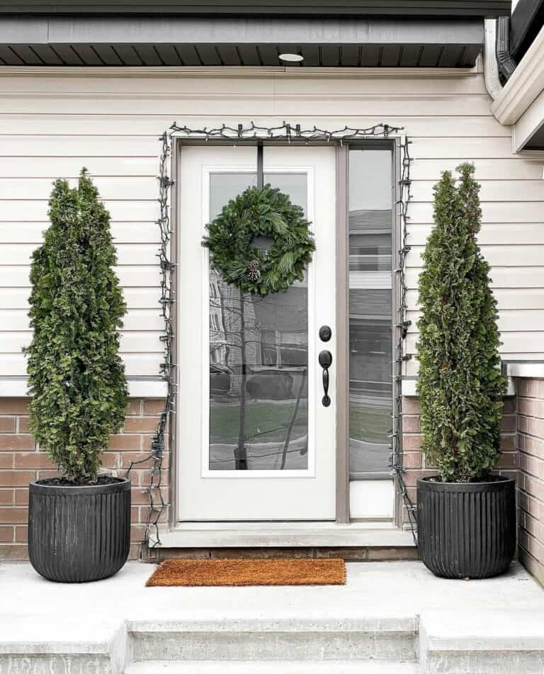 Minimalist Winter Wreath