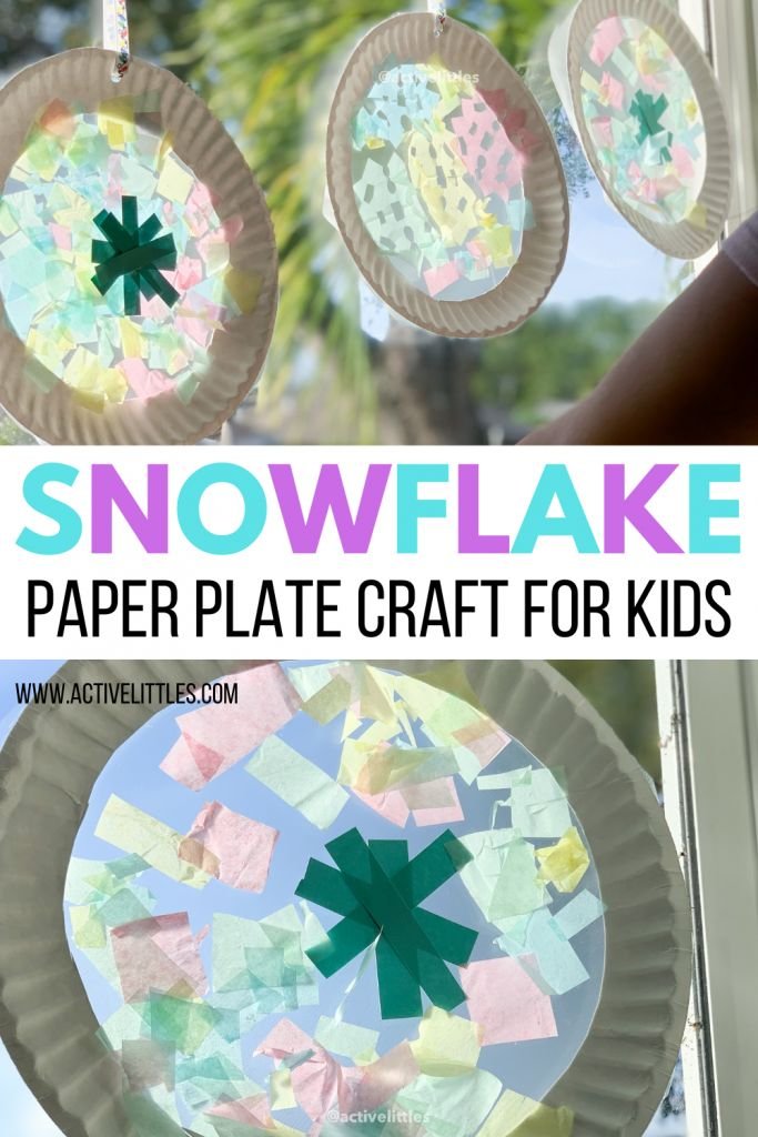 Paper Plate Snowflakes