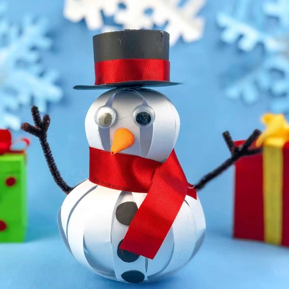 Paper Snowman Craft
