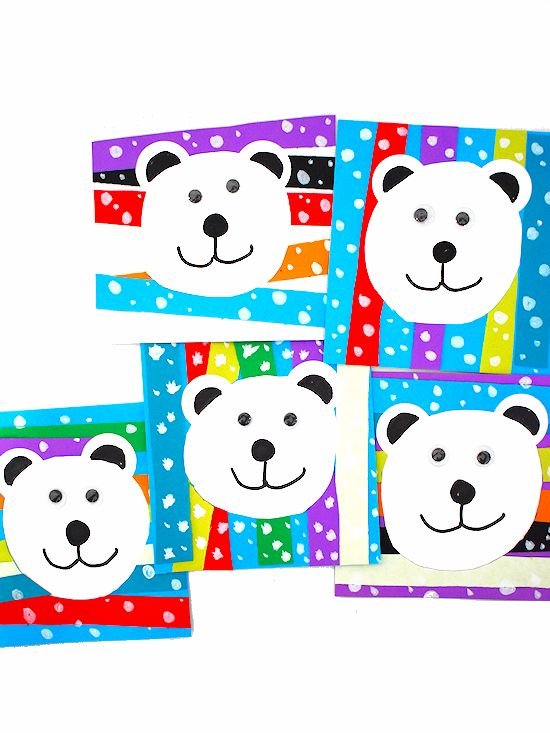Paper Strip Bears