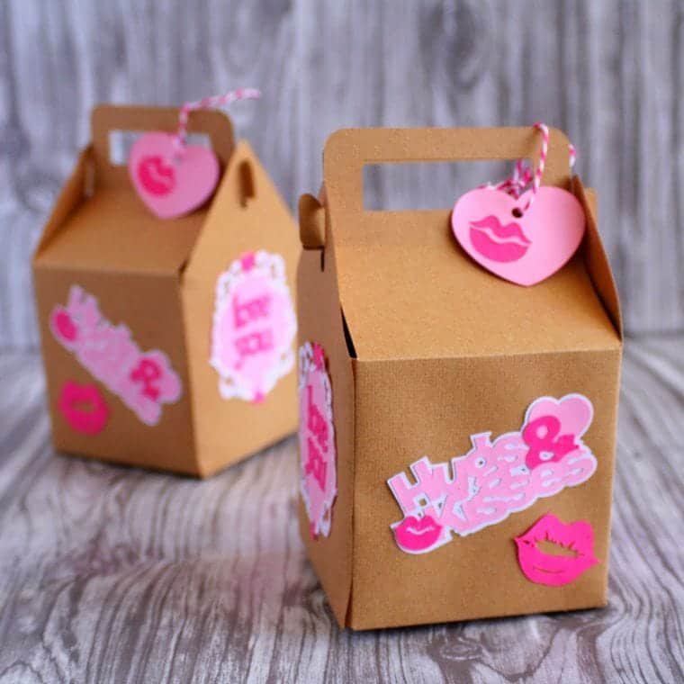 Paper Valentine Boxes