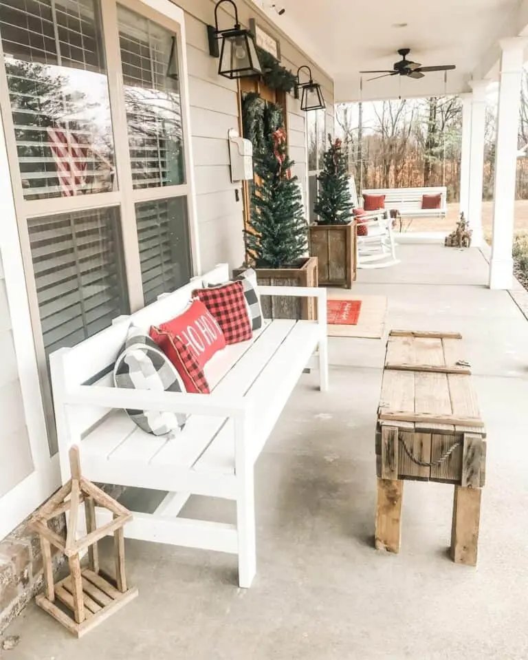 Plaid Porch Furniture
