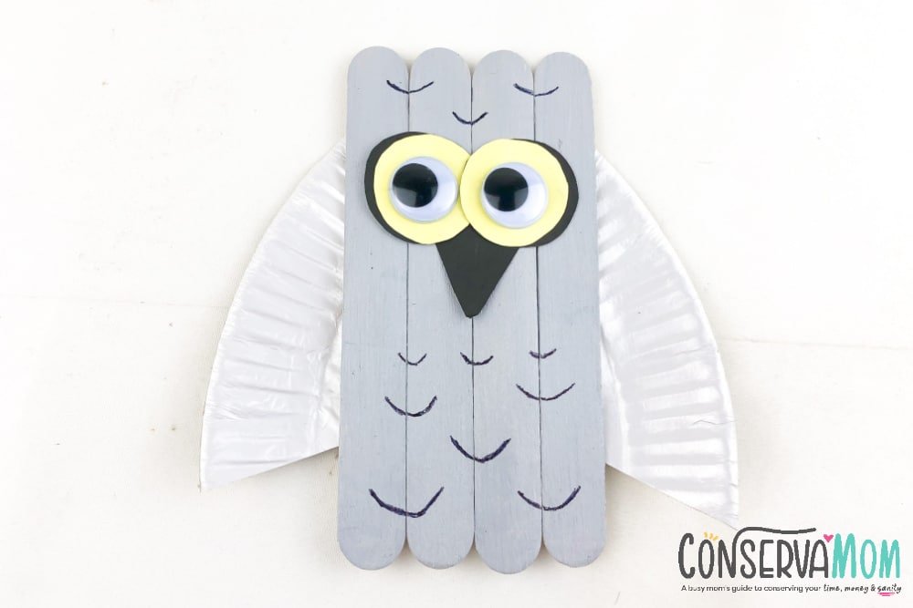 Popsicle Stick Owl
