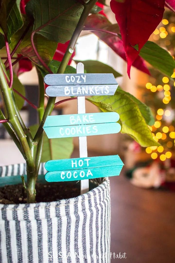 Popsicle Stick Signs