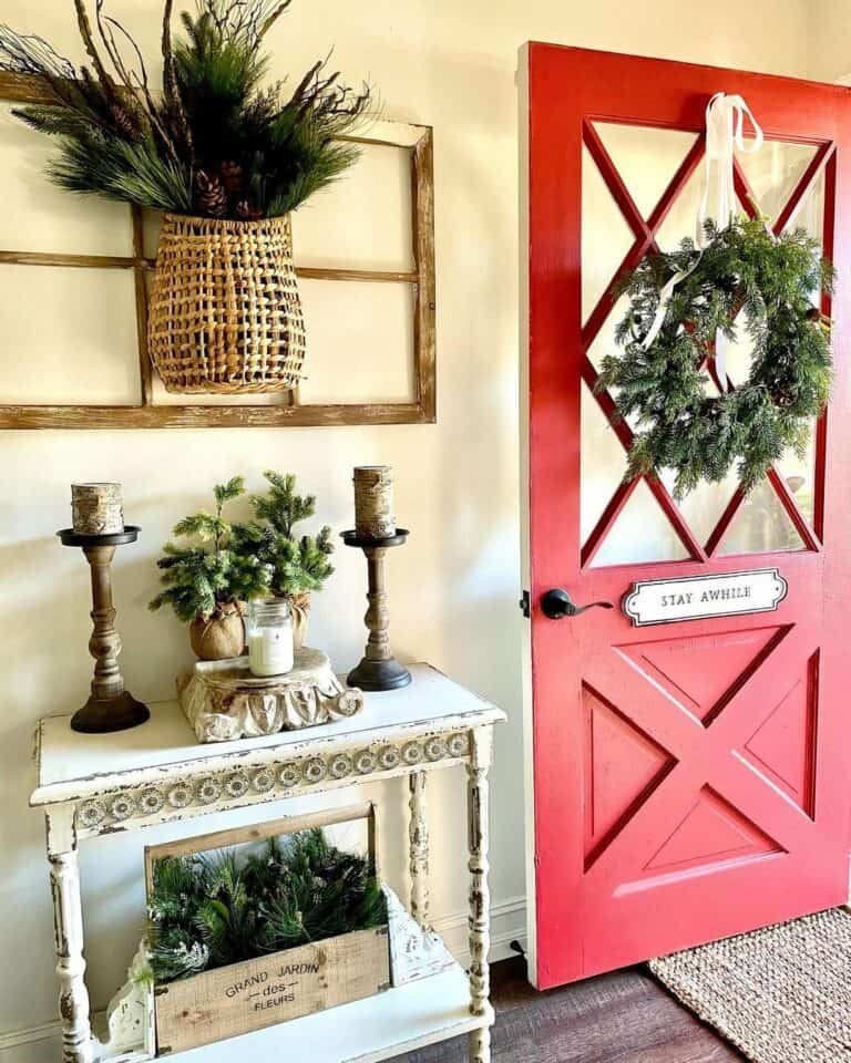 Red Door Wreaths